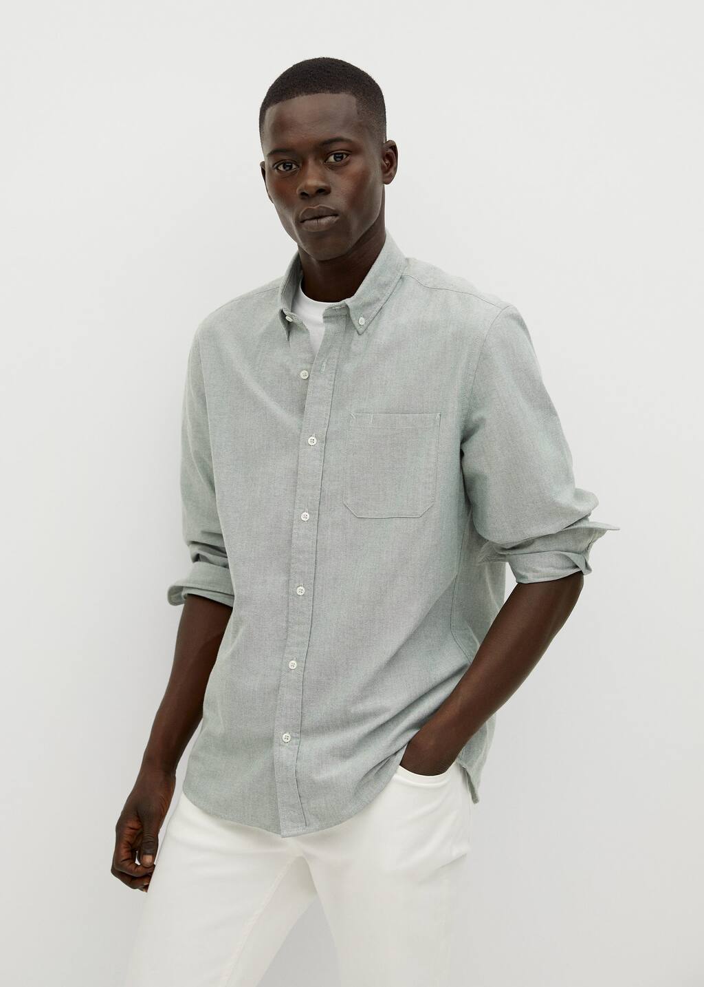 mango cotton shirt