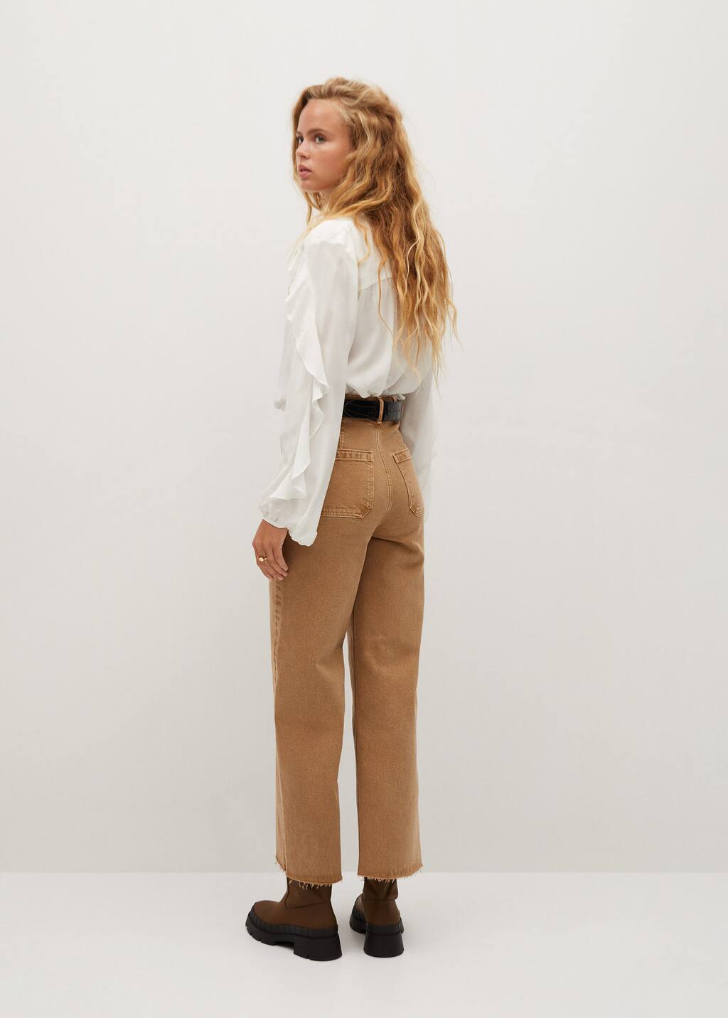 camisa blanca mango