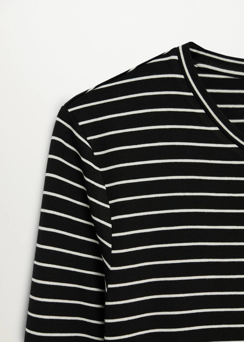 Striped long sleeves t-shirt - Woman 