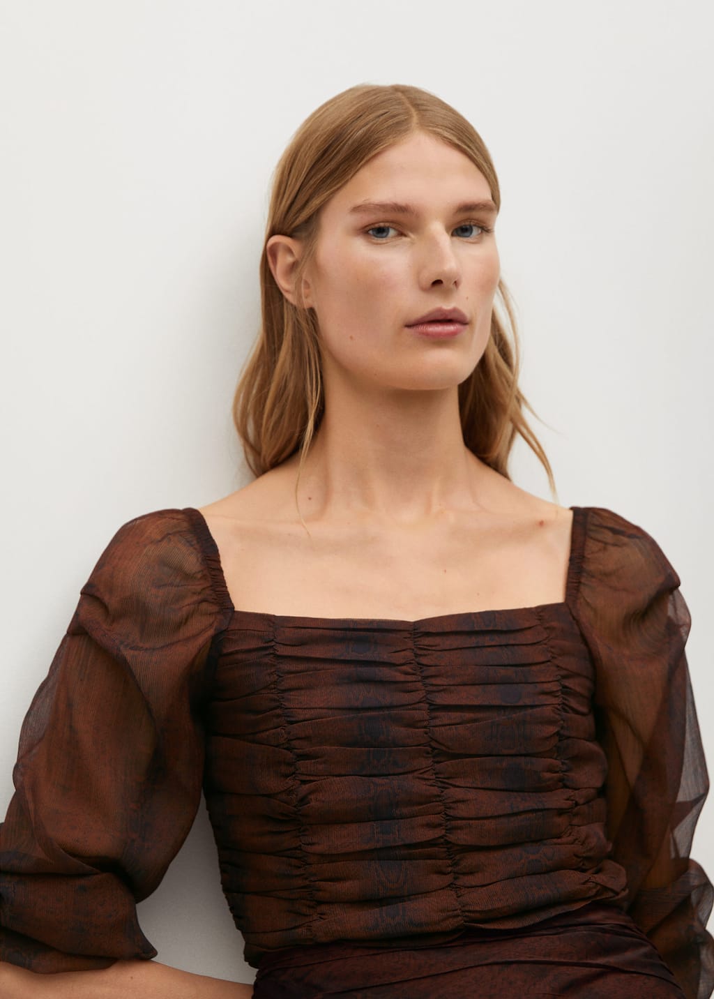 mango chiffon blouse