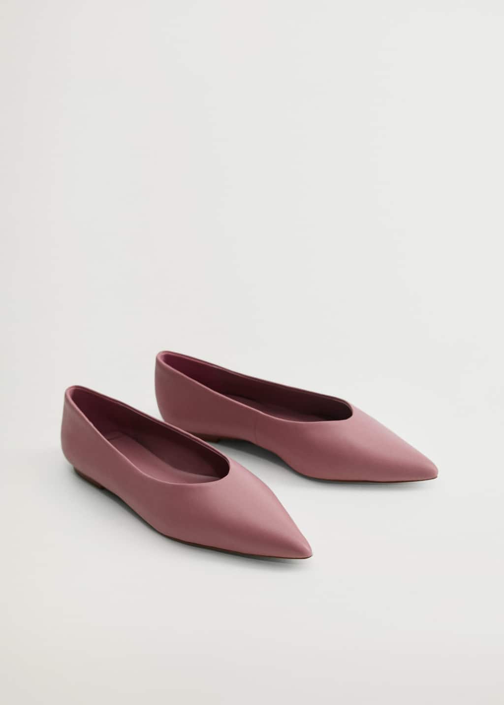 Flate sko Sko Store størrelser 2020 | Violeta by Mango Norge Flate sko med spiss tå Damer | OUTLET Norge