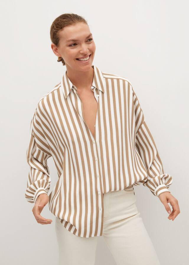 Los precios especiales de Mango: ¡Blusas y camisas al 50%! 2 Moncloa Camisa oversize rayas Mango