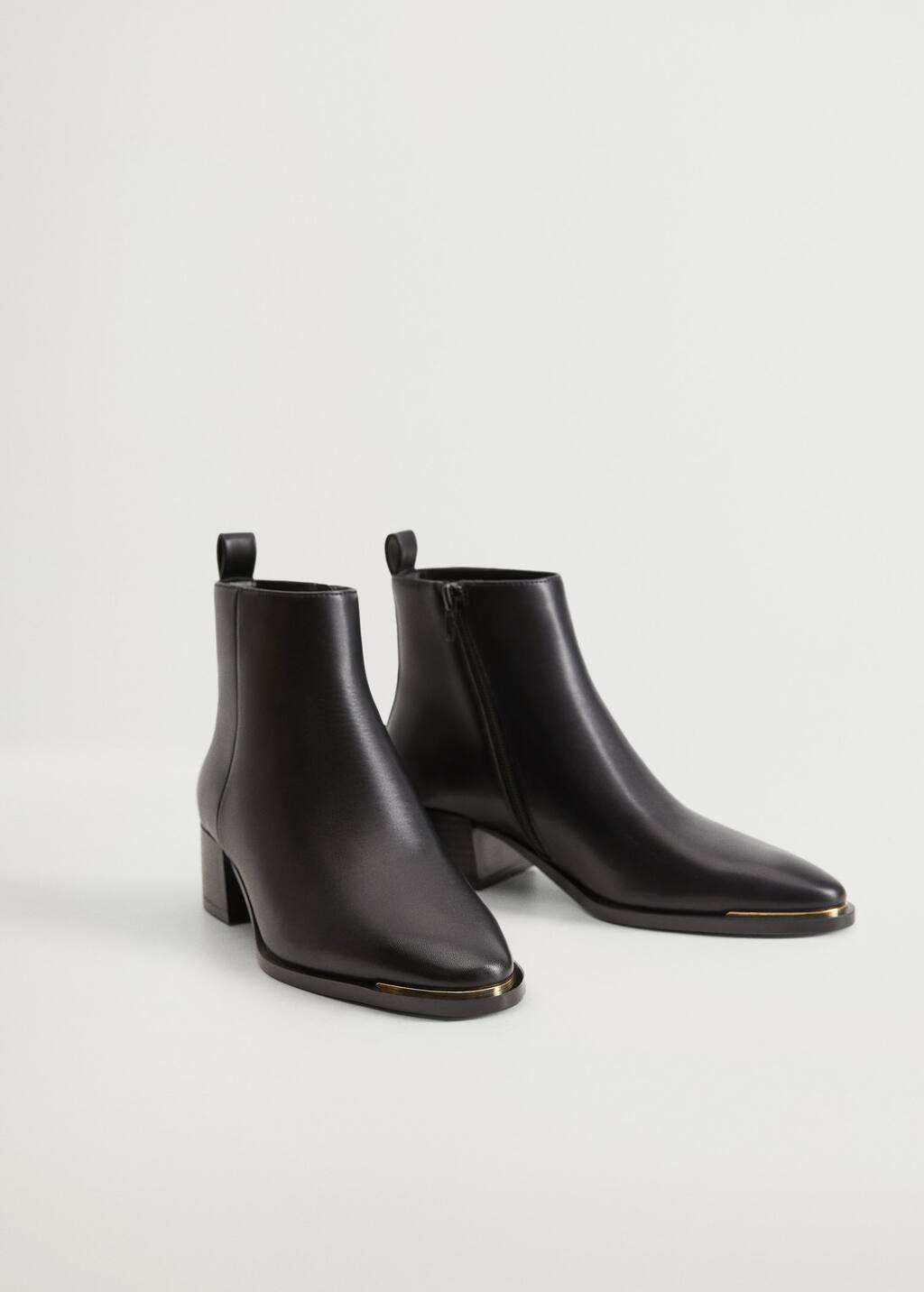 Mango pointed heel ankle boot Clearance