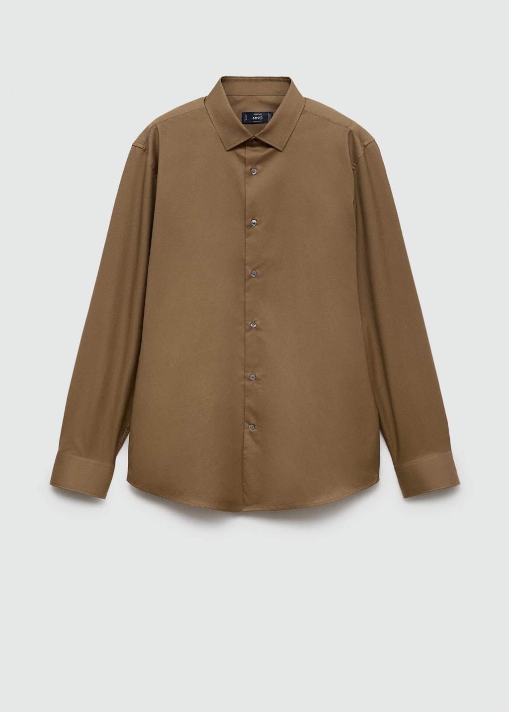 100% cotton twill regular-fit shirt