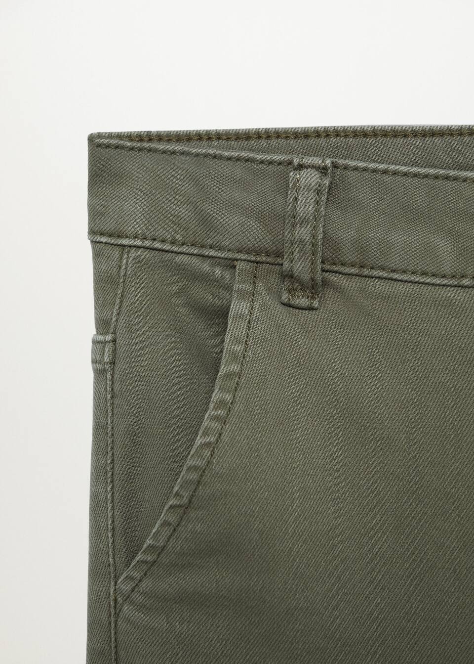 Pamuklu Kargo Pantolon Kiz Cocuk Mango Kids Turkiye