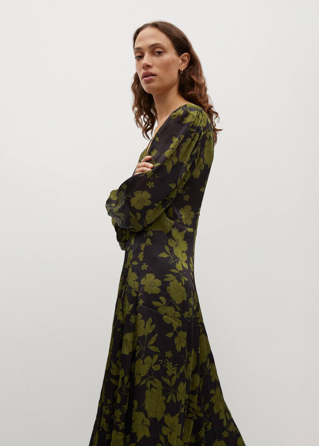 sheike python tiered dress