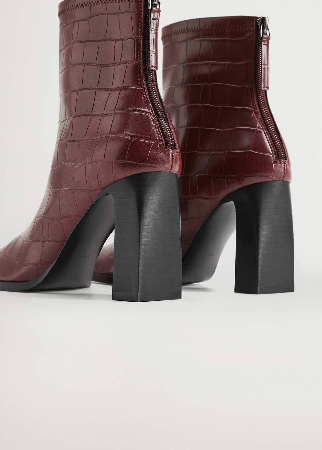 topuklu elastik yarim bot