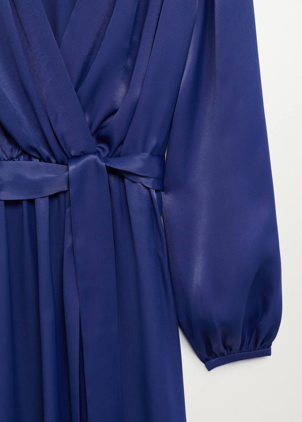 casual long blue dress