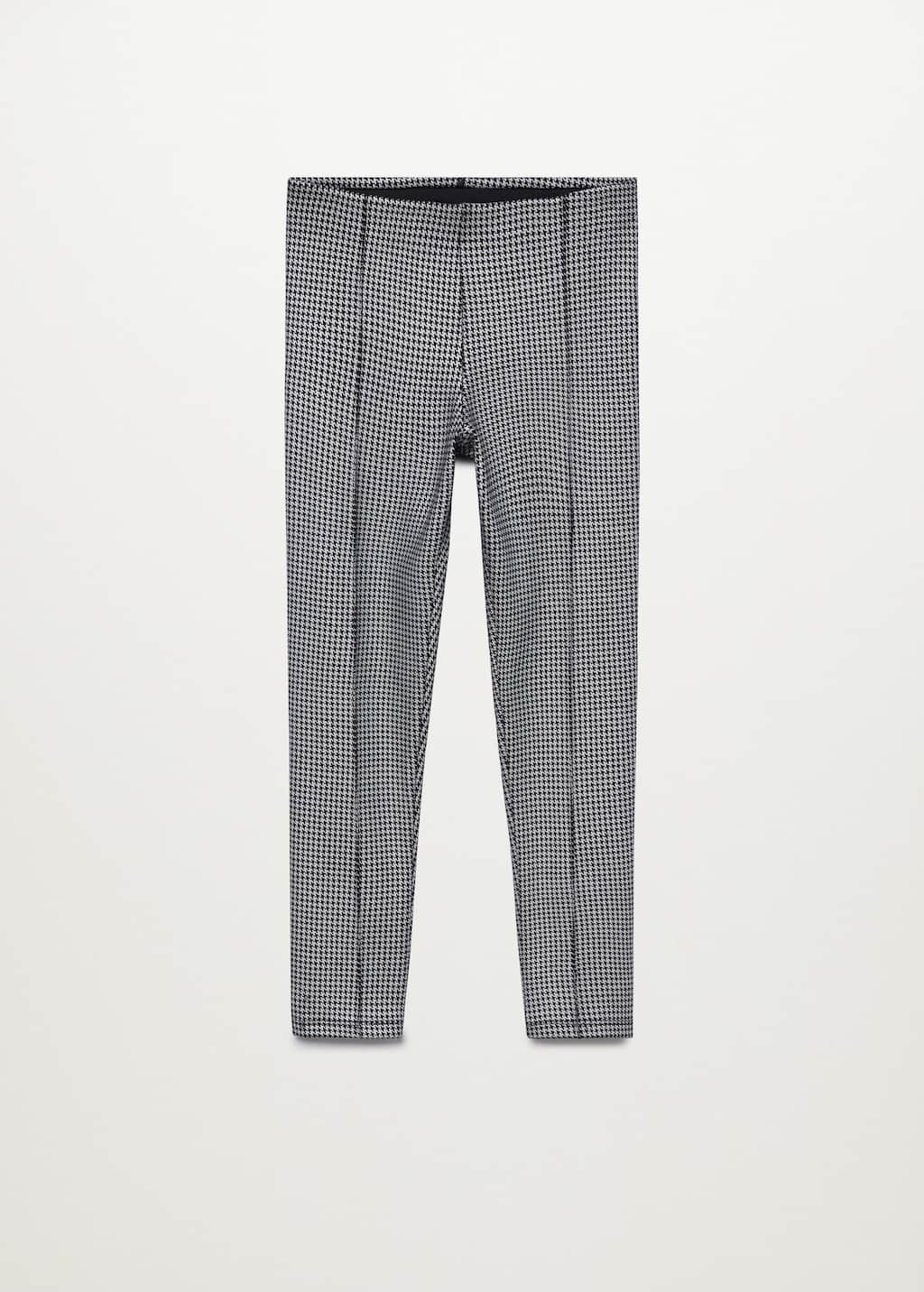 Micro houndstooth leggings - Woman | Mango Estonia