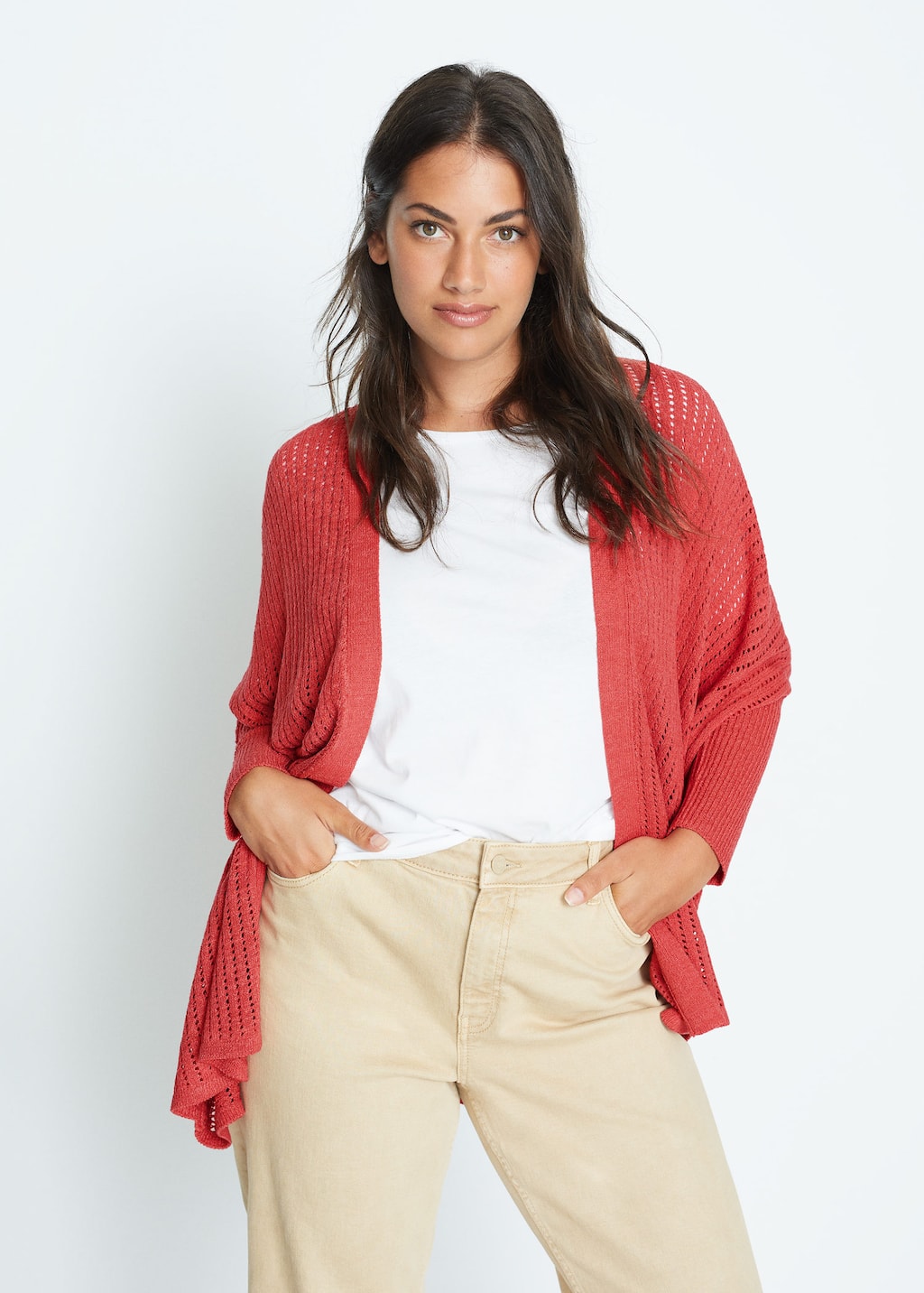 cardigan violeta mango