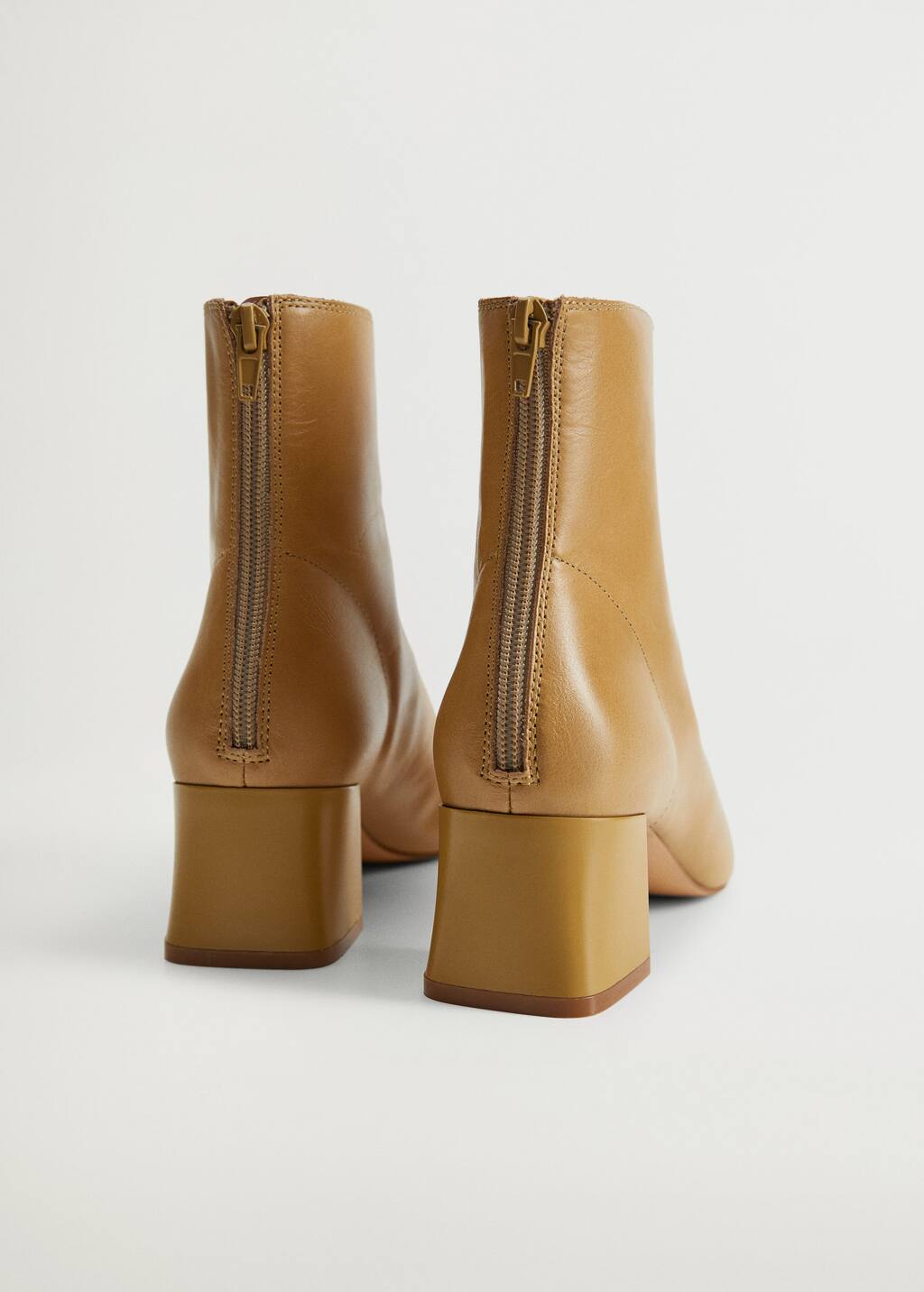 square toe ankle booties