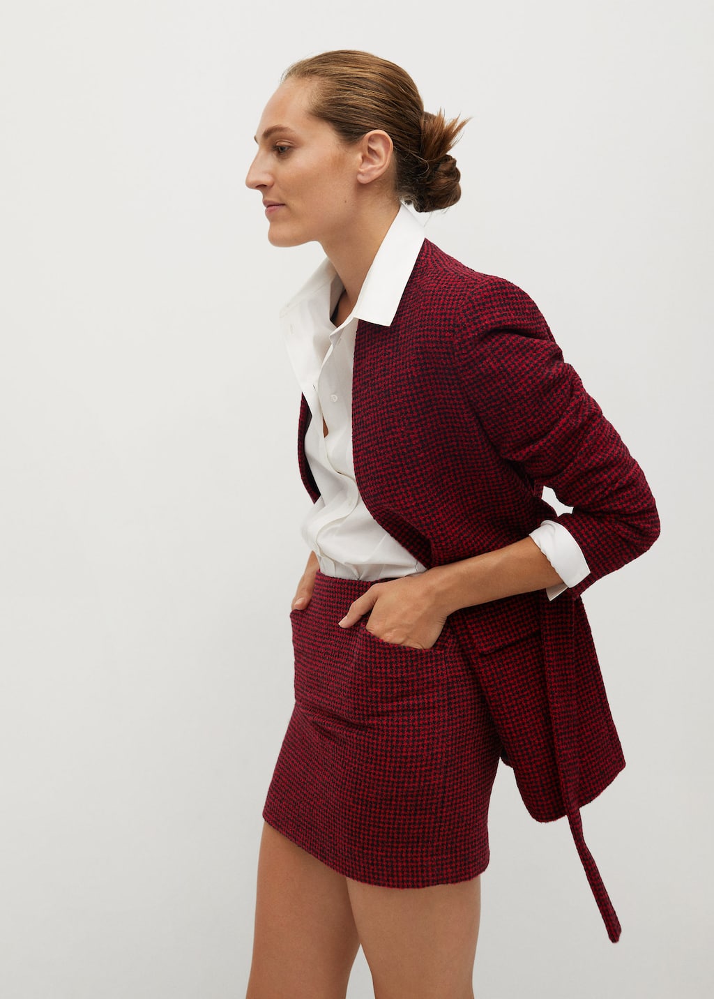 gonna pied de poule mango