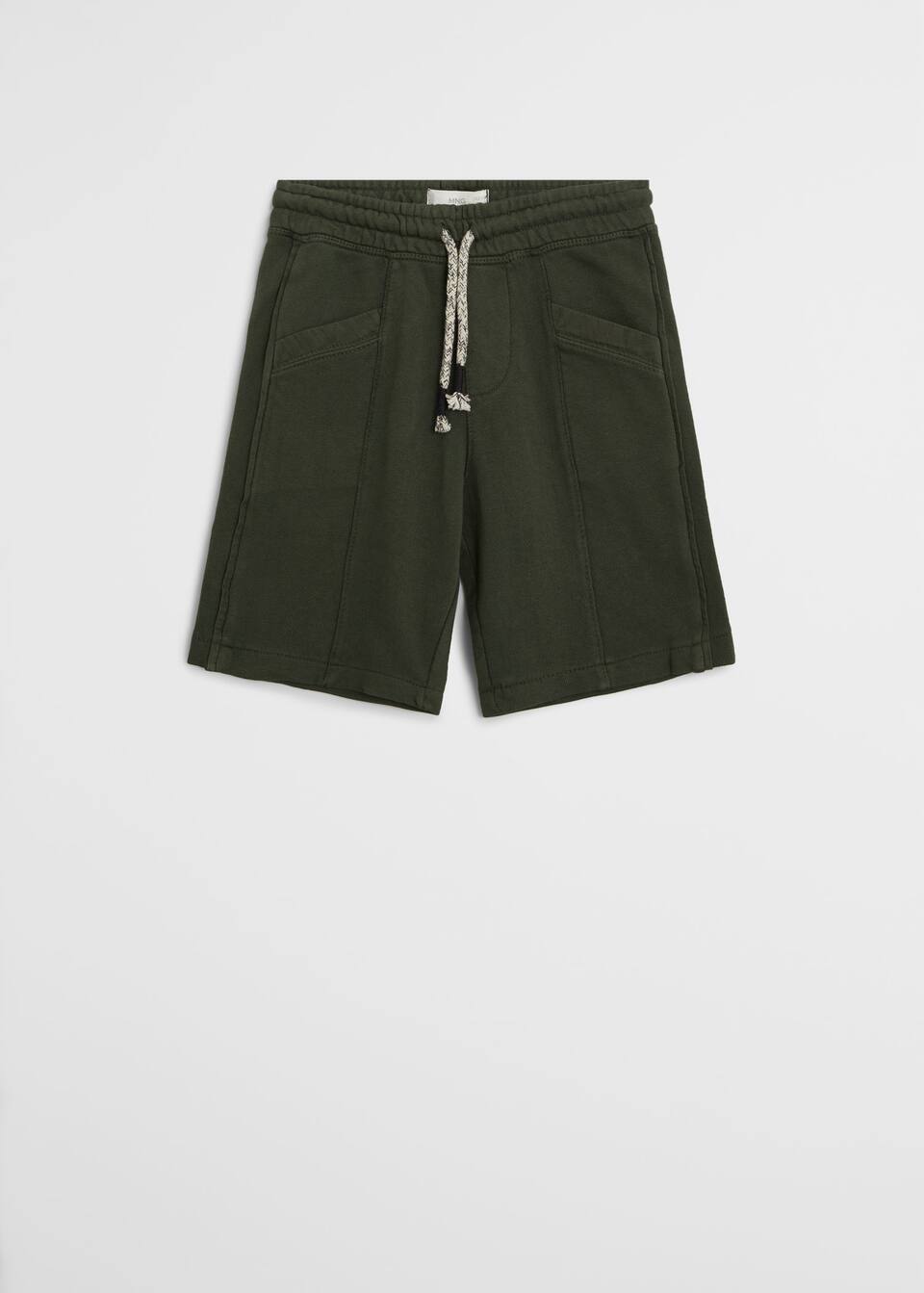 Organik Pamuklu Bagcikli Bermuda Sort Erkek Cocuk Mango Kids Turkiye