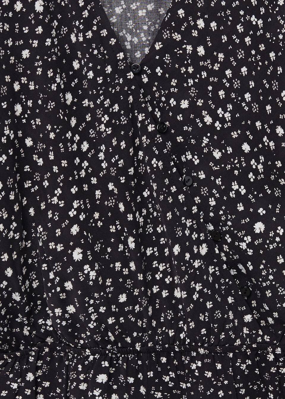 Cicek Desenli Uzun Tulum Kiz Cocuk Mango Kids Turkiye