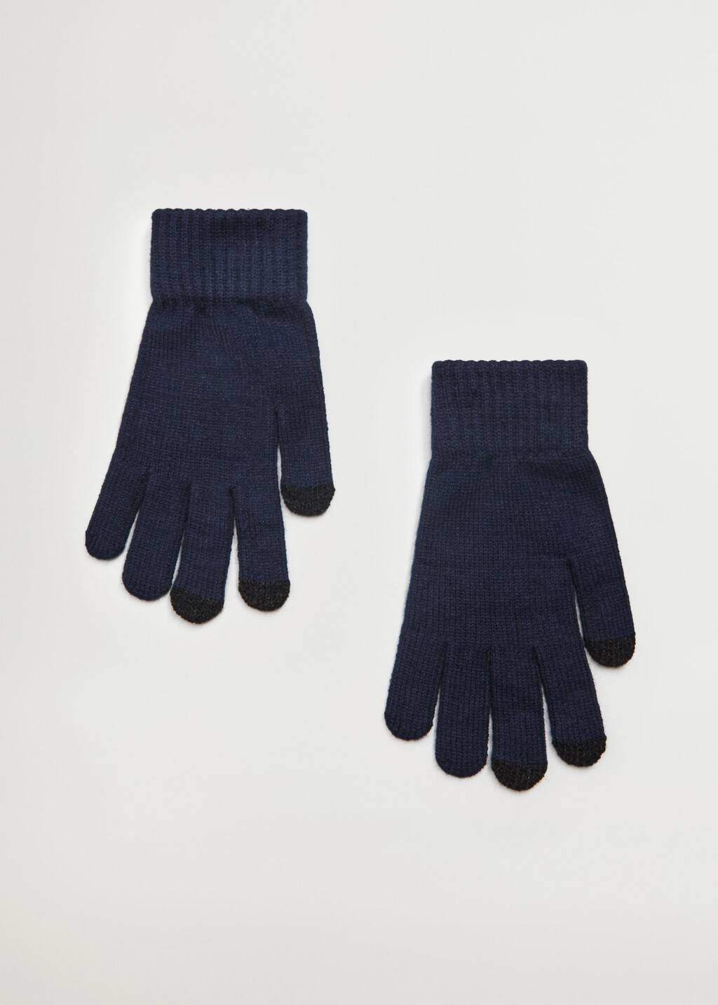 Mango Touchscreen knitted gloves. 2