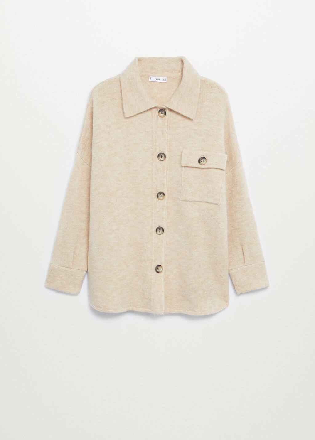 mango oversized cardigan