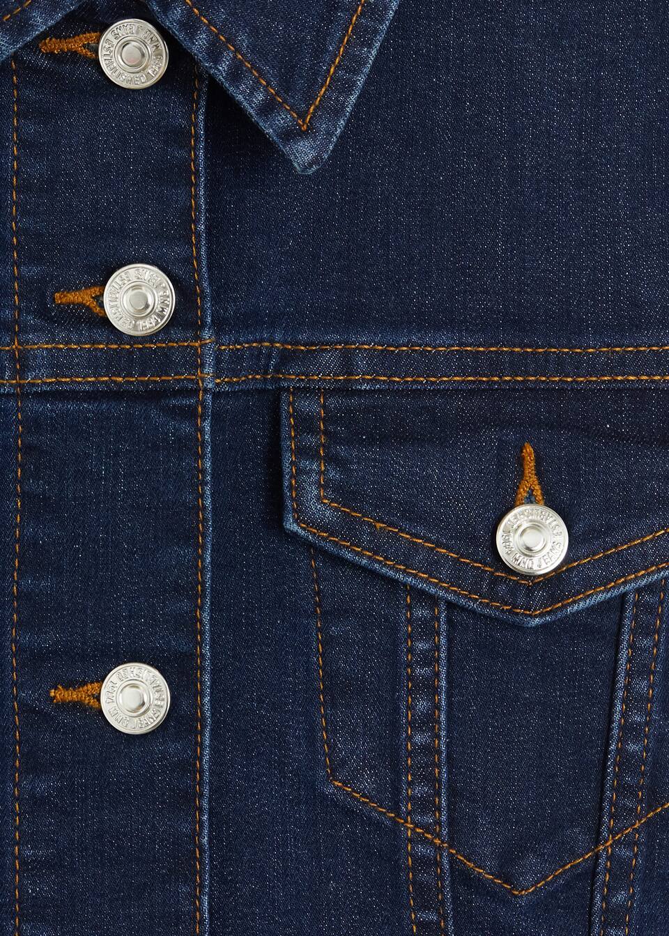 Dark Denim Jacket Woman Mango Singapore