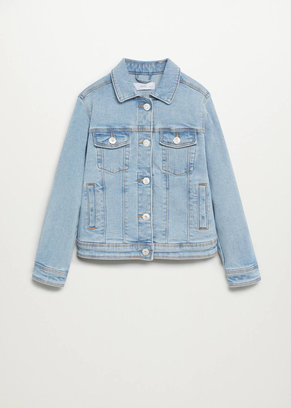 Denim Cotton Jacket Girls Mango Kids Slovakia