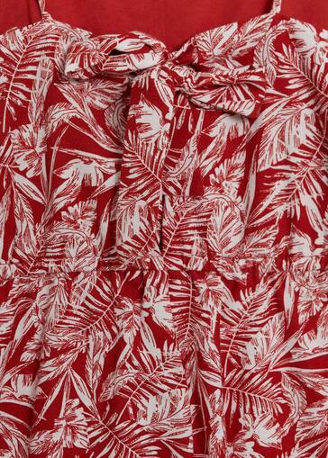 Tropikal Baskili Tulum Kiz Cocuk Mango Kids Turkiye