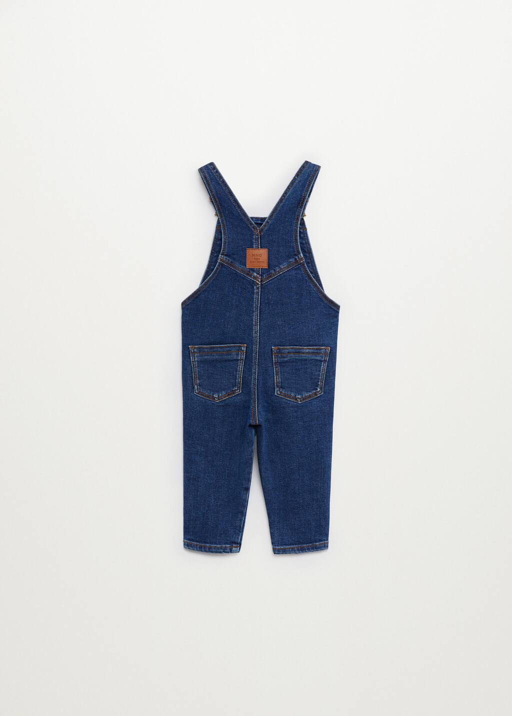 Mango Long denim dungarees. 1