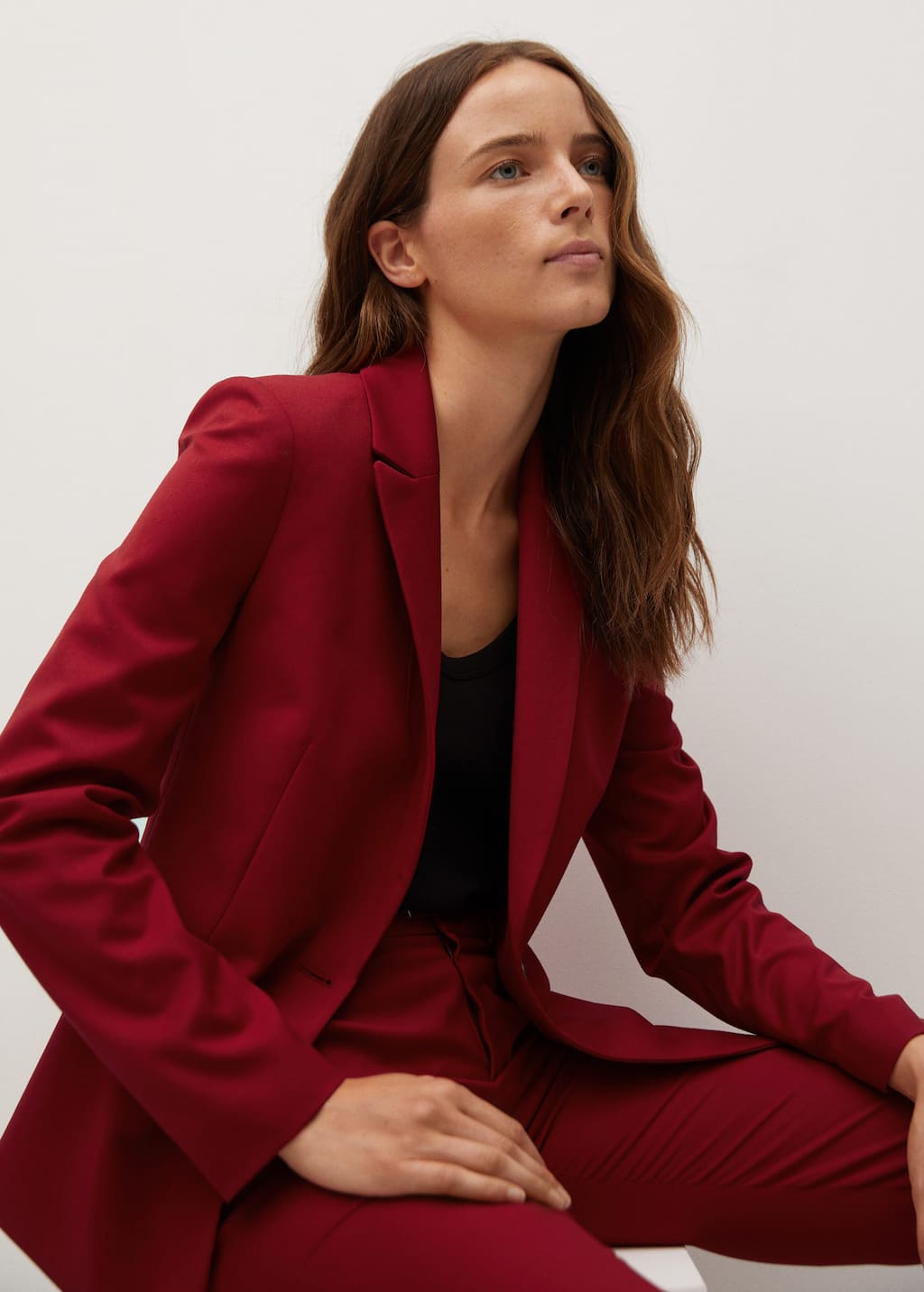 raspberry blazer womens