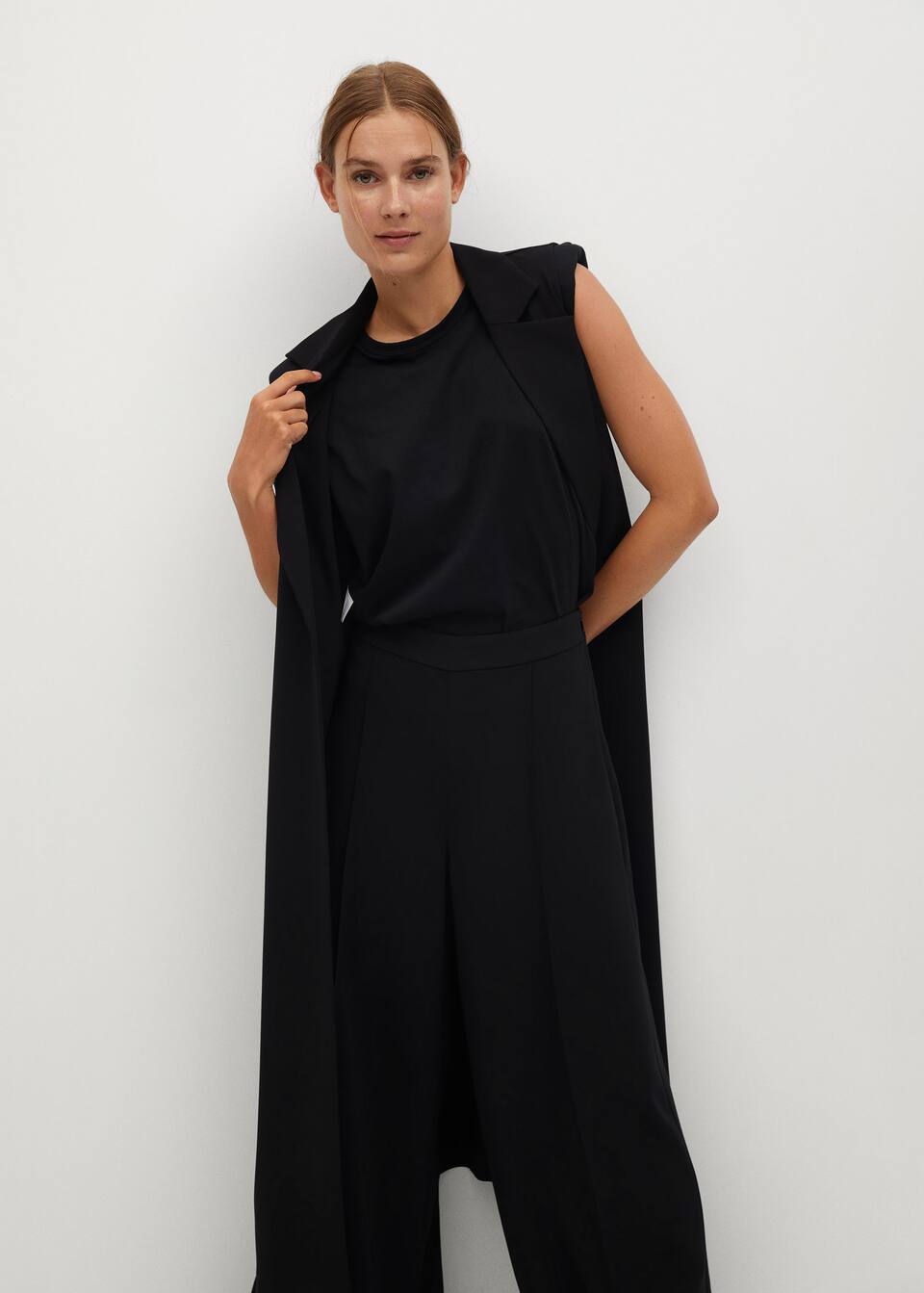 Fluid Culotte Trouser Woman Mango Iceland