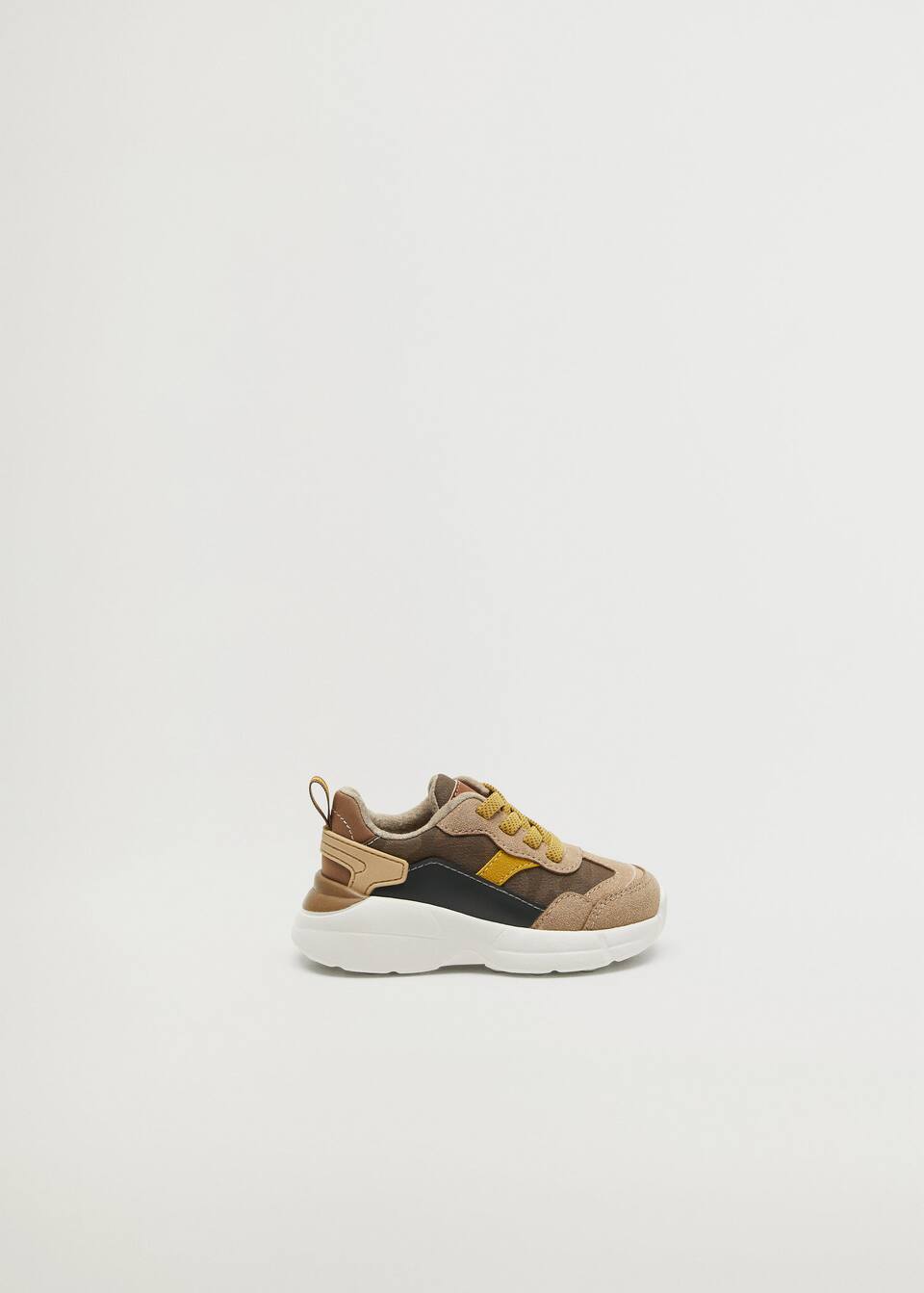 Lace Up Mixed Sneakers Boys Mango Kids Kuwait Lace Up Mixed Sneakers Boys Mango Kids Kuwait