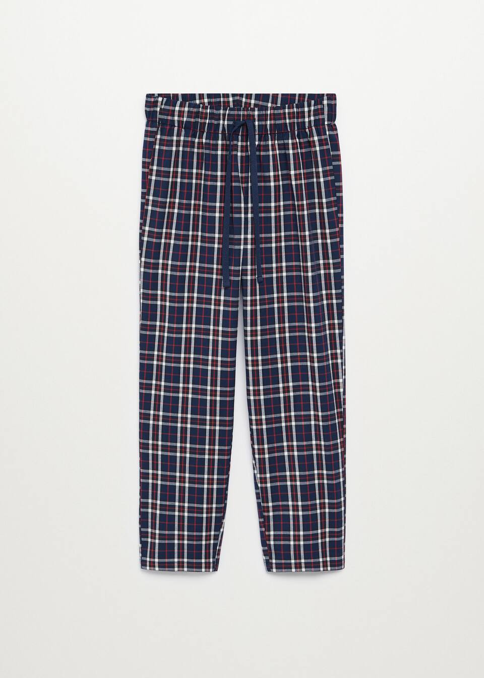 Kareli Uzun Pijama Takimi Erkek Cocuk Mango Kids Turkiye