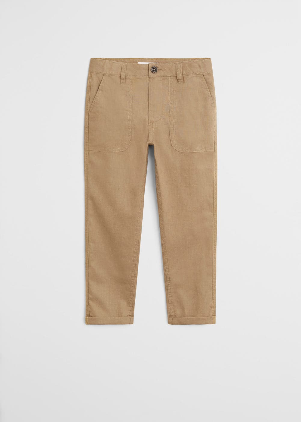 o-yucca:pantalon recto lino