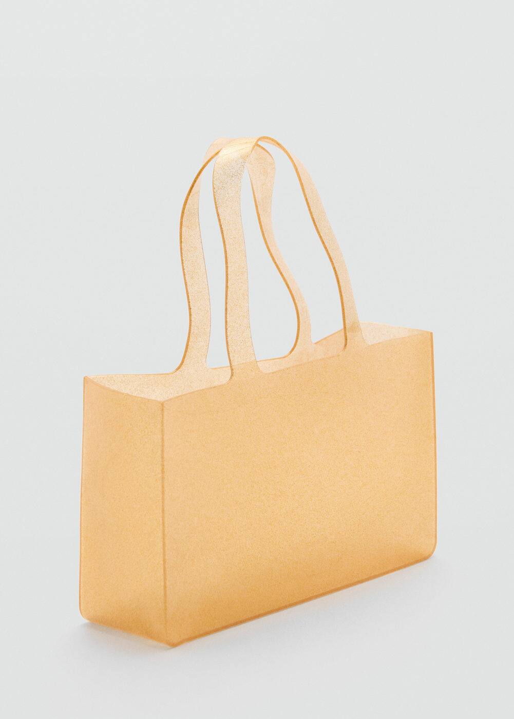 Semi transparent Shiny Bag Woman Mango Japan semi-transparent-shiny-bag-woman-mango-japan