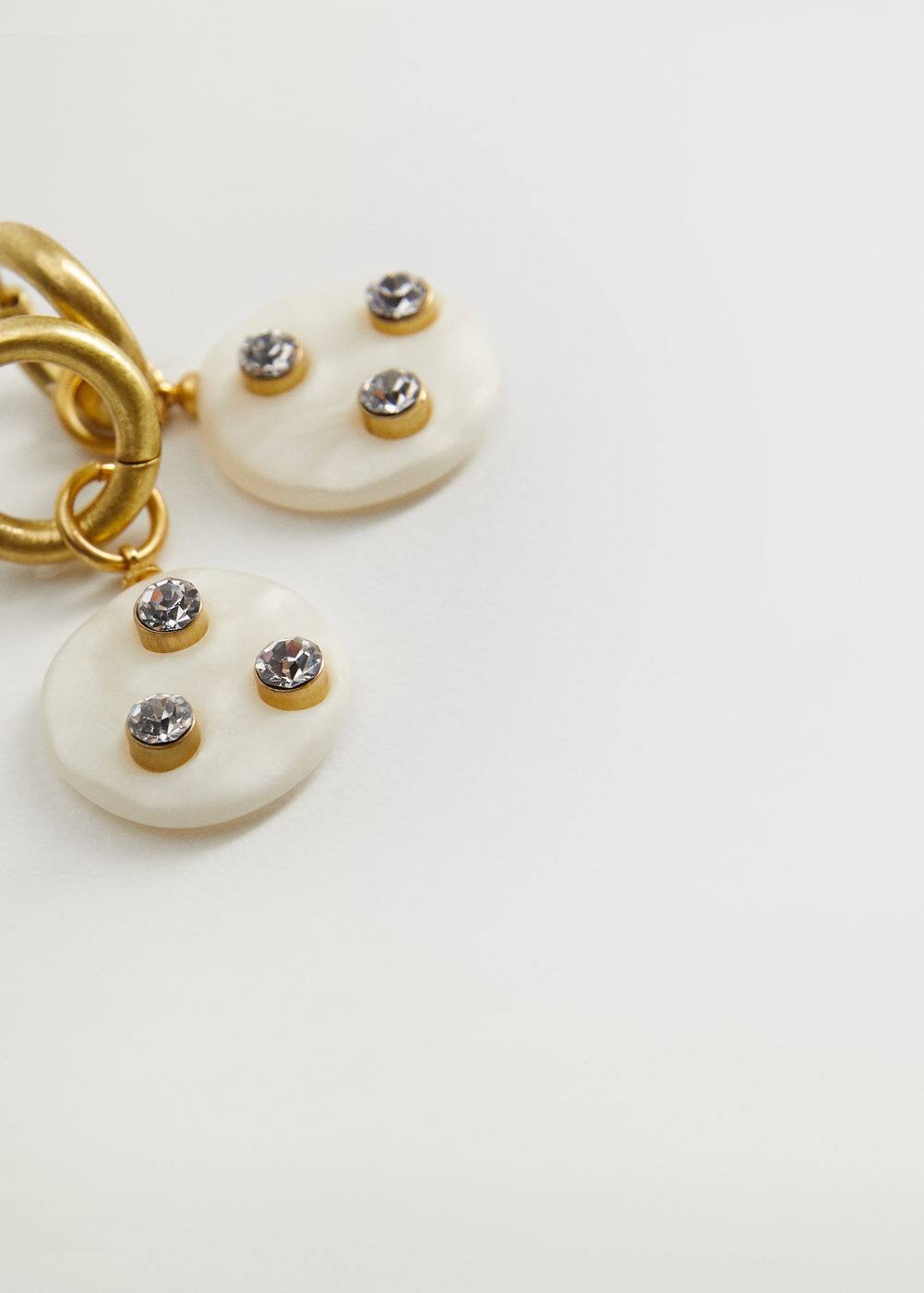 m-lily:pendientes colgante abalorios