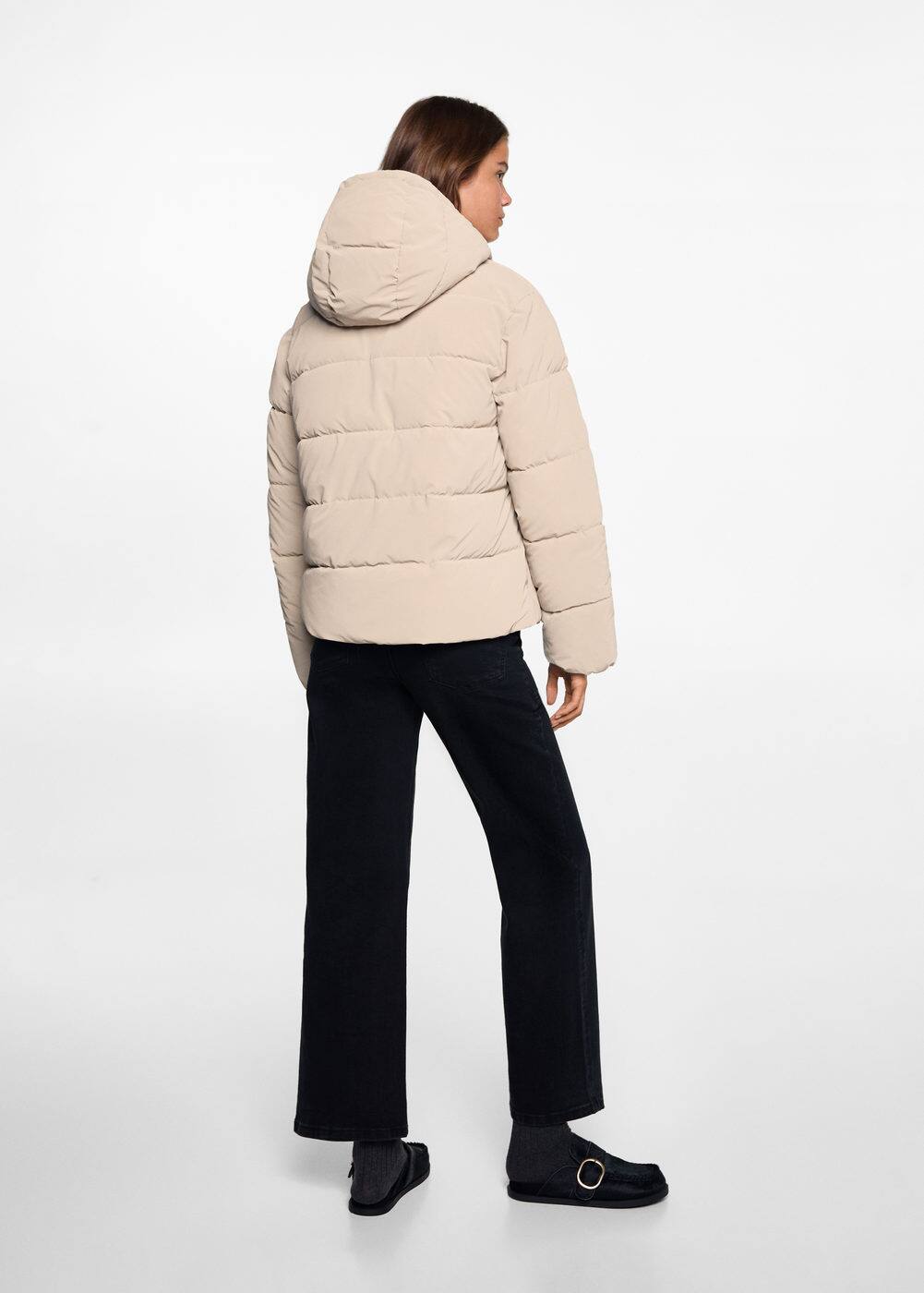 Mango Anorak In Beige