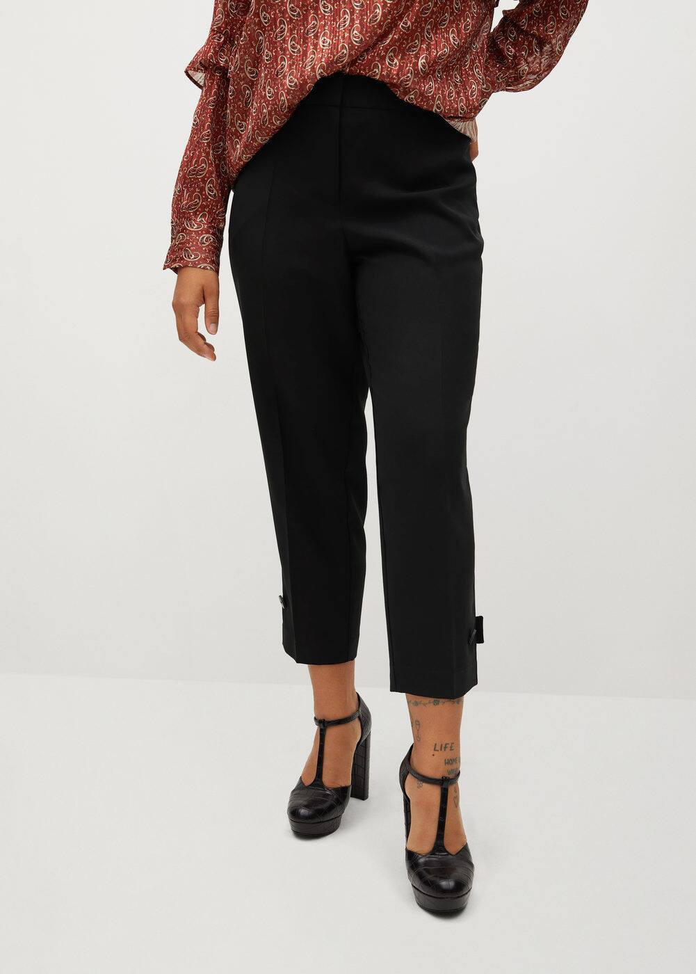 v-bigben:pantalon crop ajustable