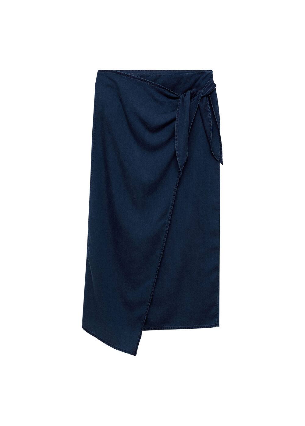 Mango Jupe In Bleu Foncé