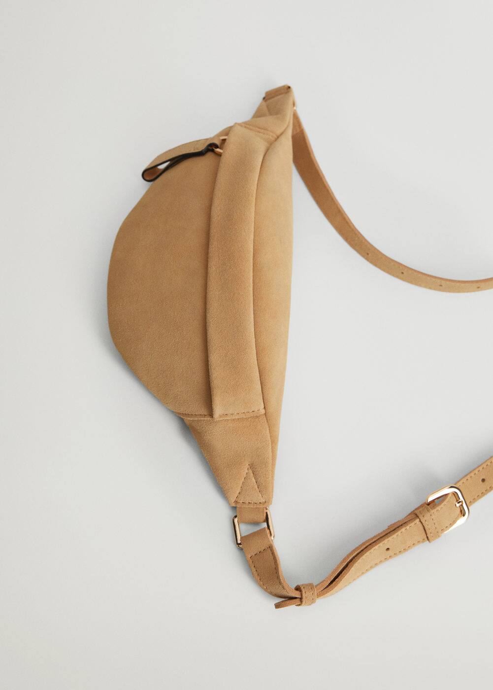 Leather bum bag Woman Mango Ireland
