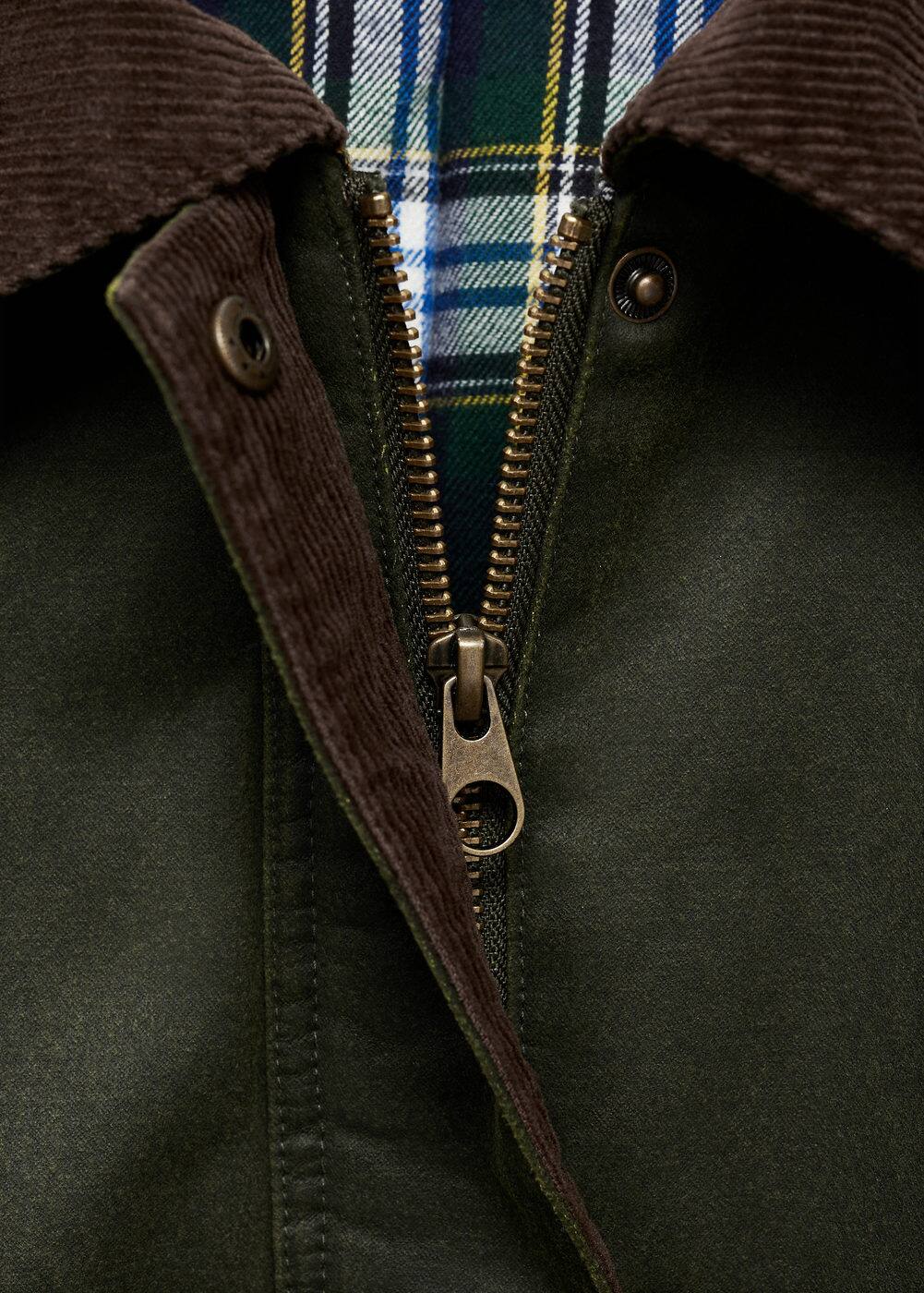 Mango Manteau In Vert
