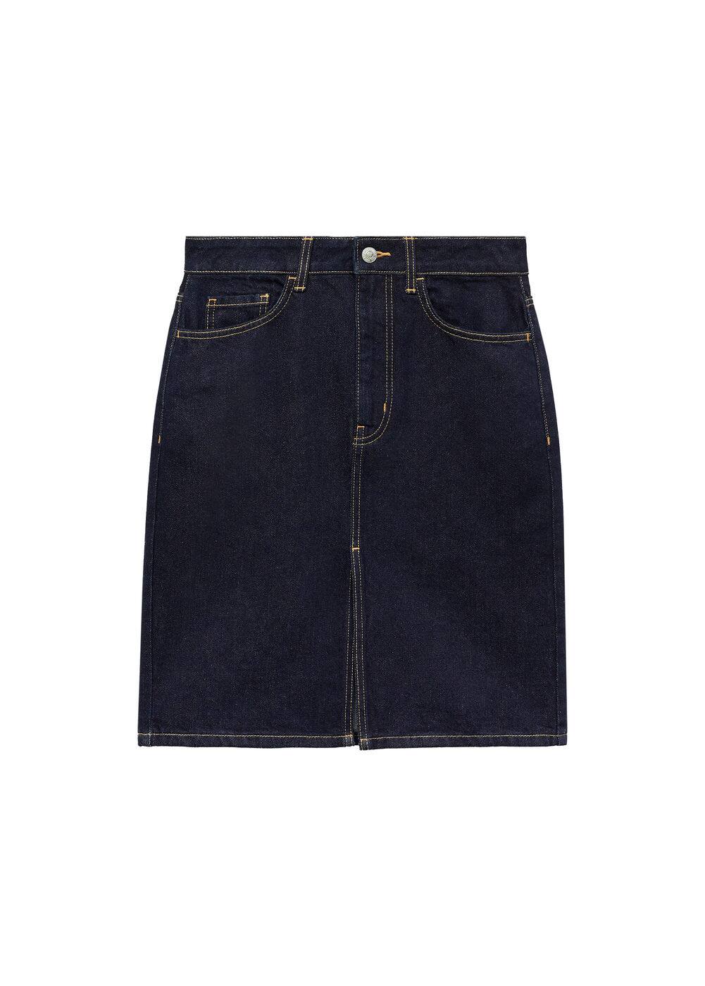 Mango Jupe In Bleu