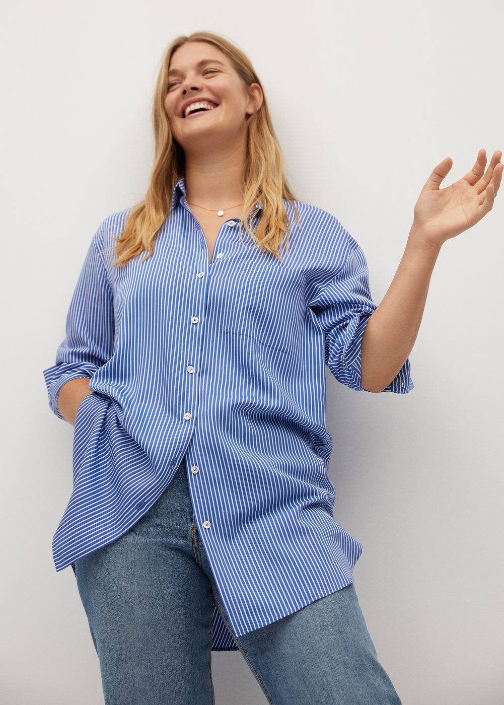 Robe chemise longue fluide ajustée fantaisie Yerse vert vêtements femme |  Galeries Lafayette | Galeries Lafayette