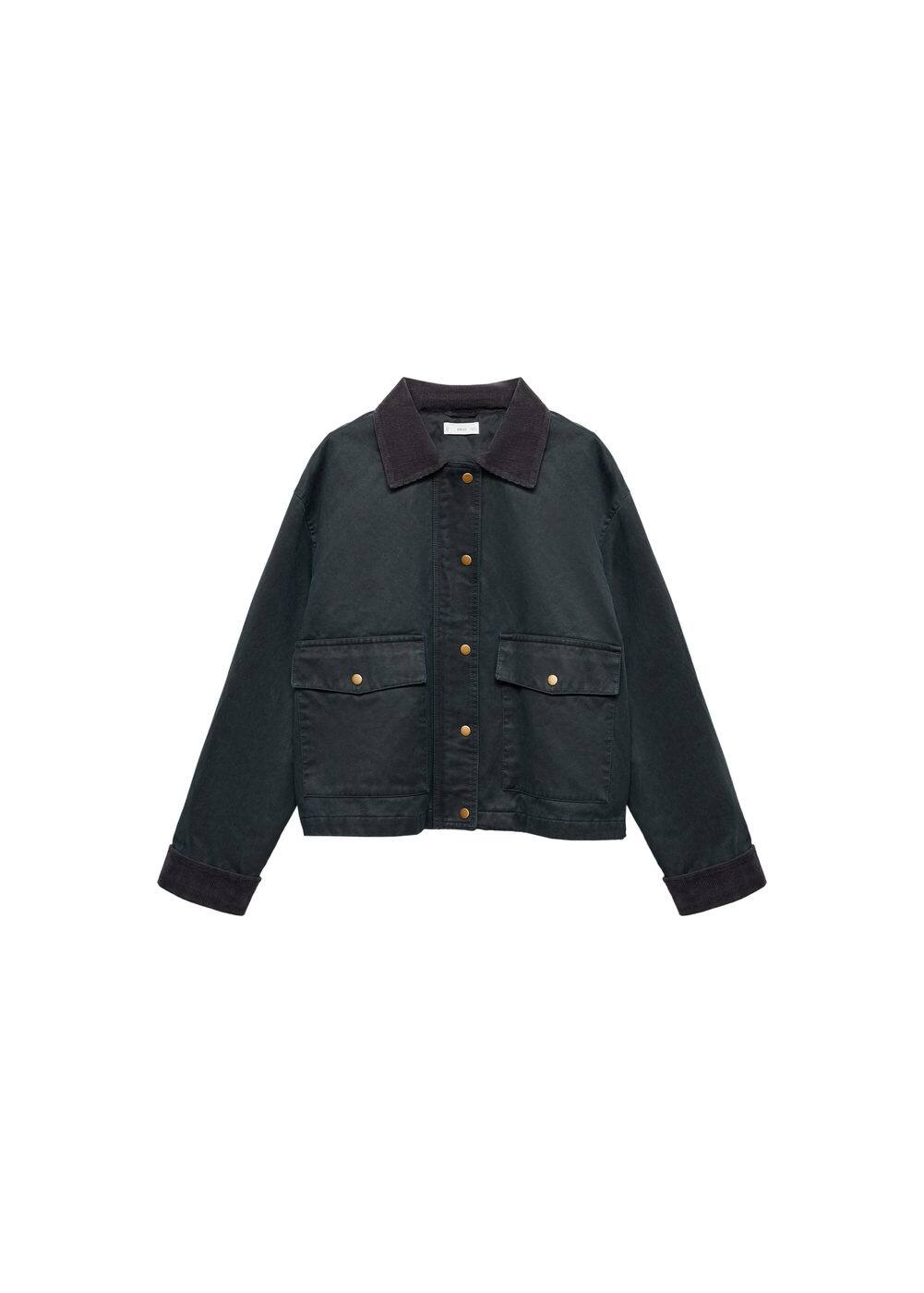 Mango Manteau In Bleu Marine Foncé