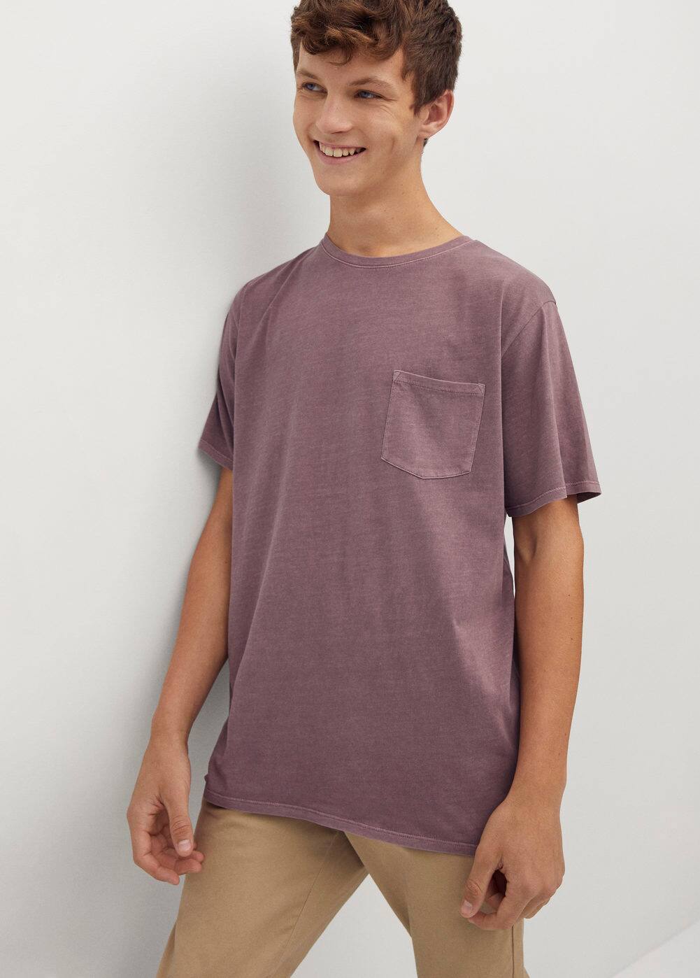 o-borja:camiseta algodon organico bolsillo