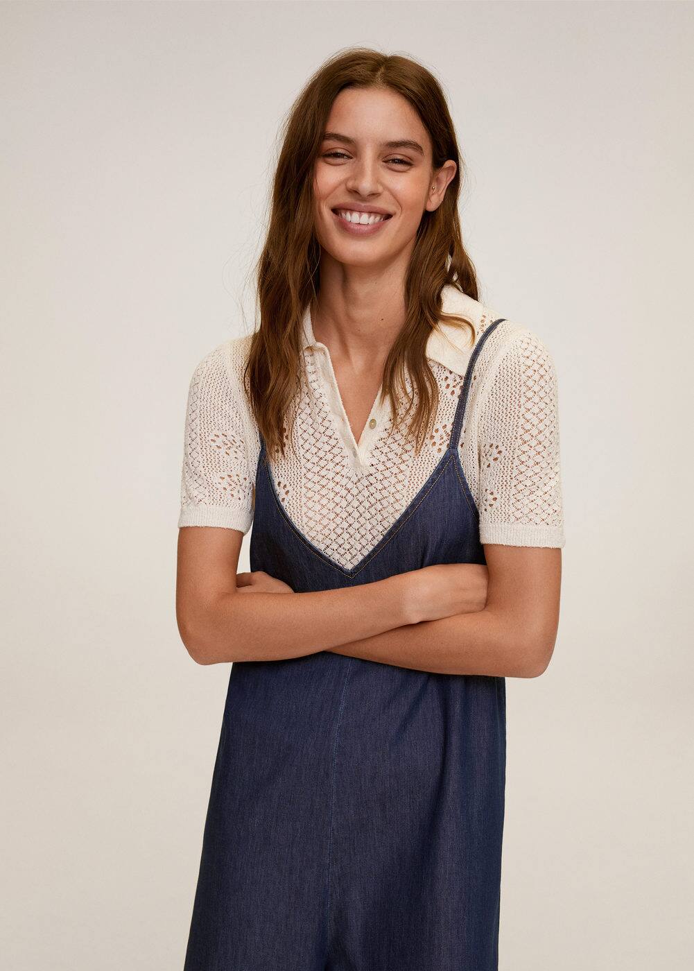 jeans jumpsuit mango