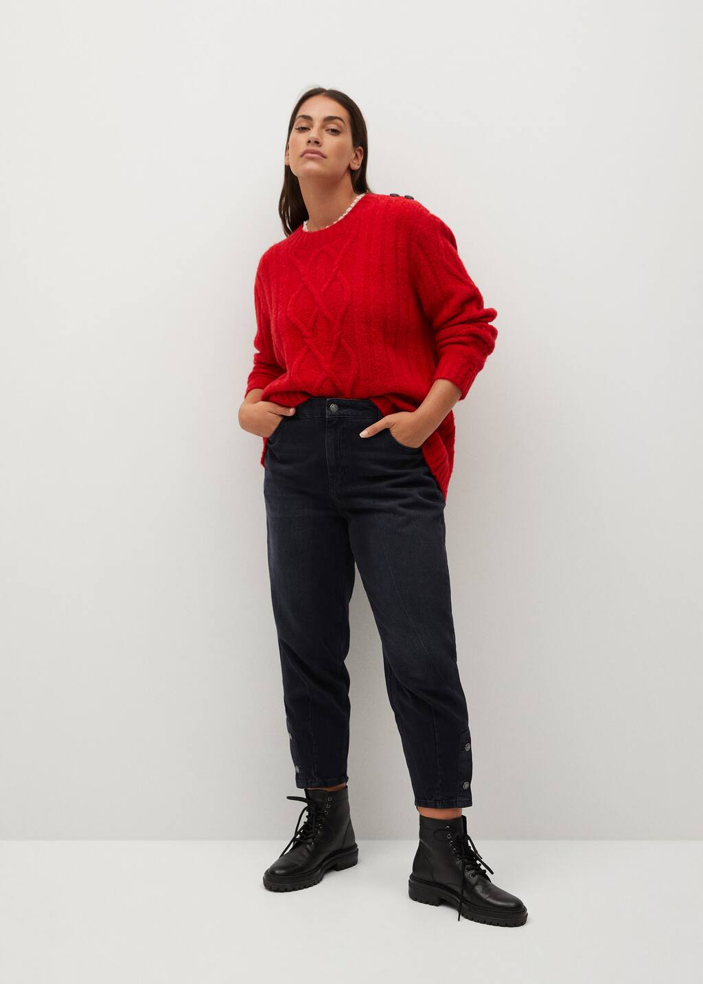 jeans mid rise slouchy