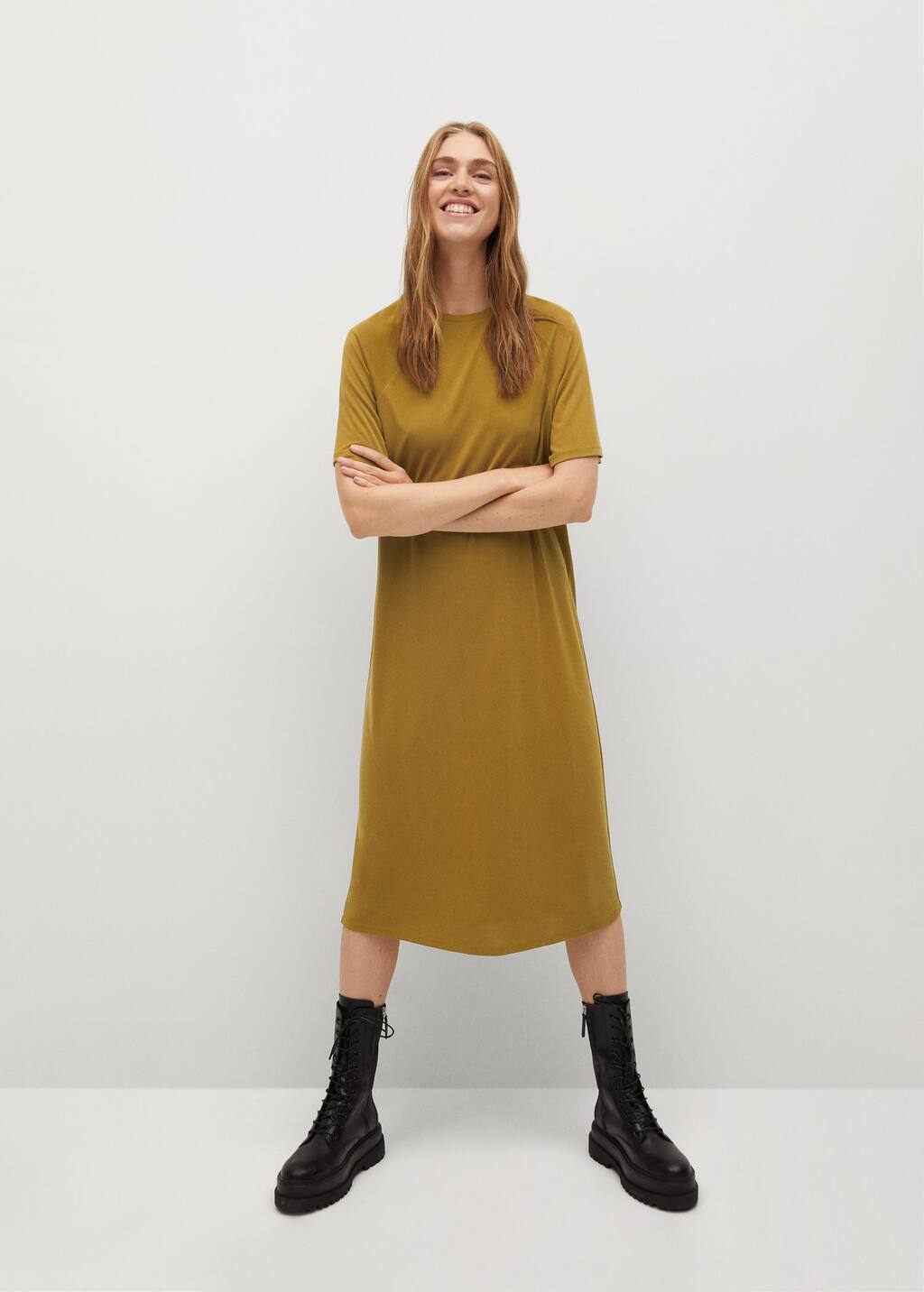 mango floral shirt dress