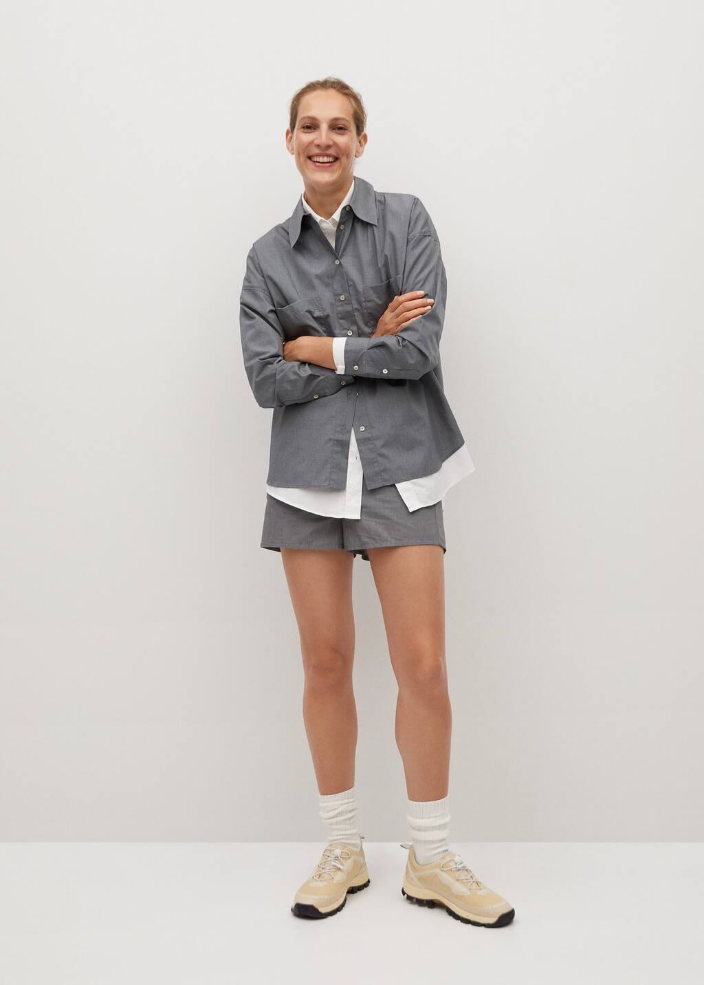 drawstring waist shorts