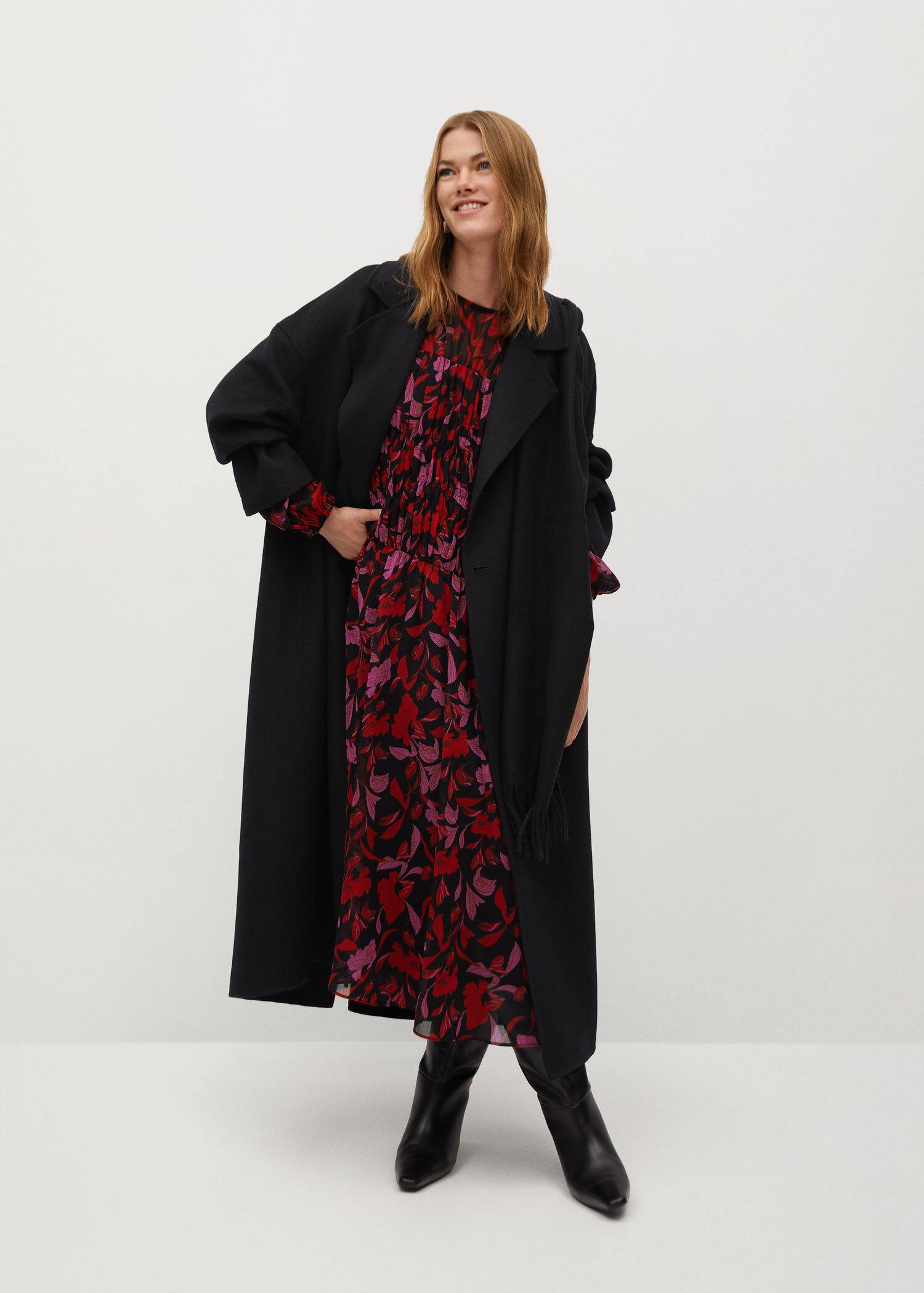 Floral print dress - General plane