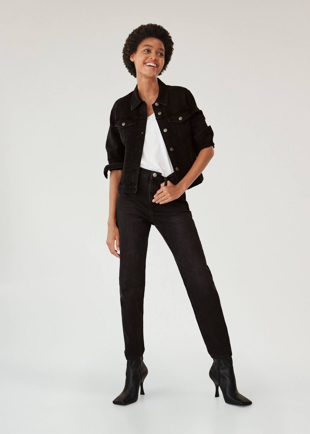 Svart denimjakke Damer | Mango Norge Svart denimjakke Damer | Mango Norge