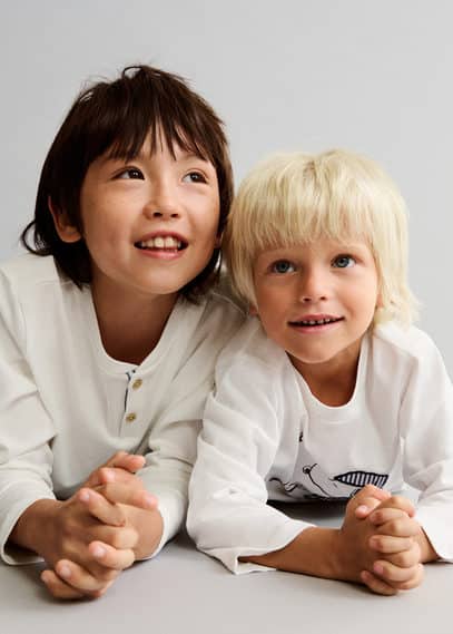 Pyjama long à rayures