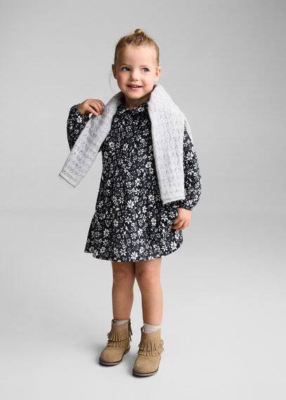 Robe chemisier à fleurs