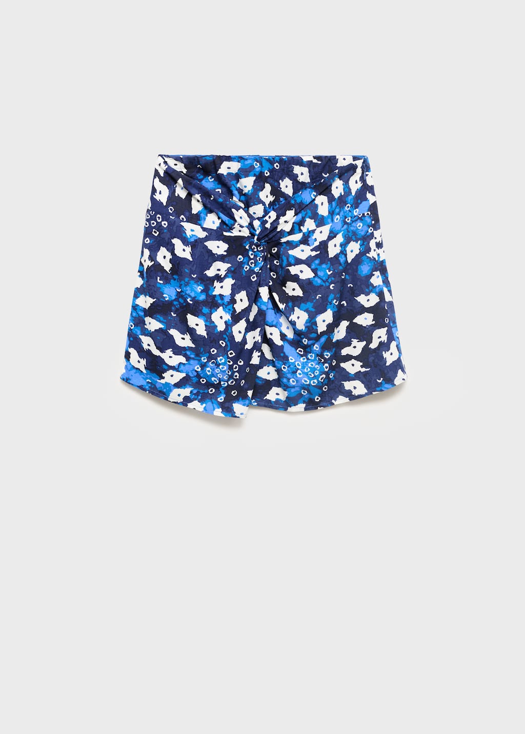 Printed sarong skirt