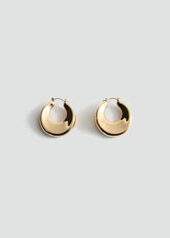 Gold hoop earrings